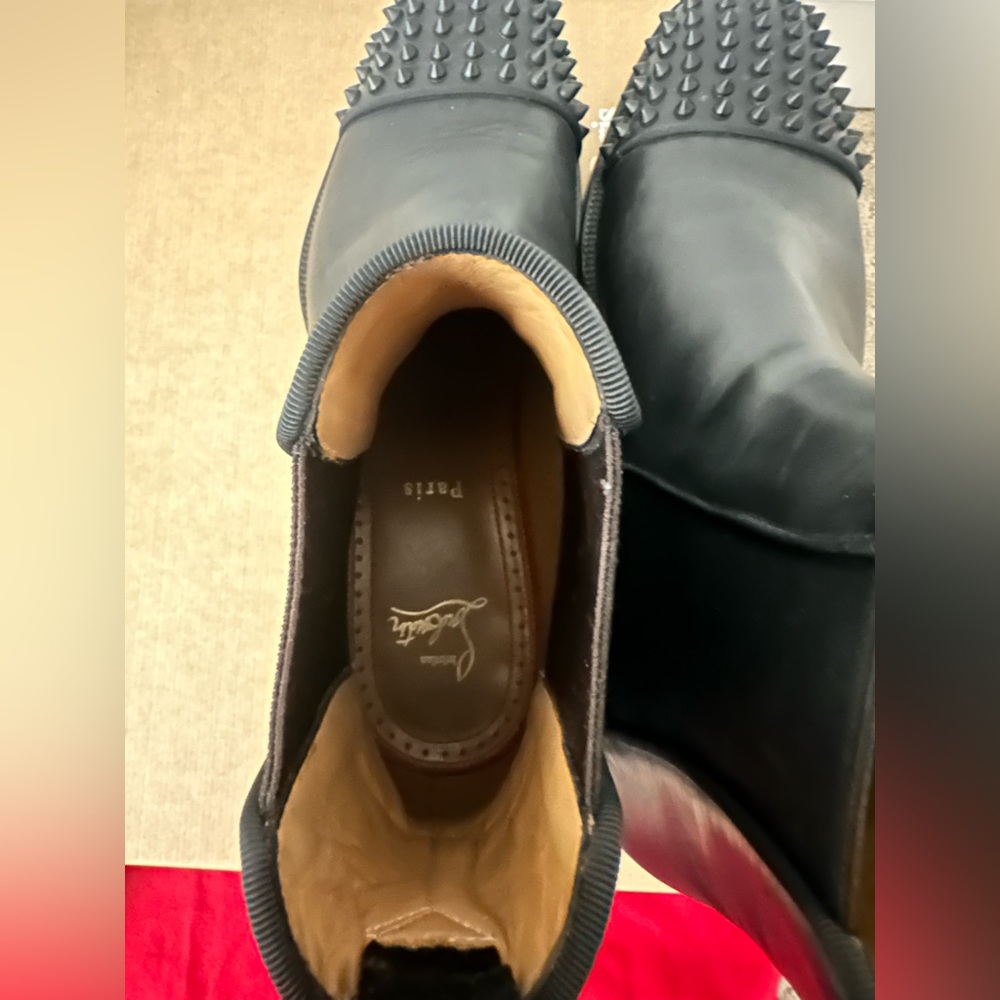 Christian Louboutin - Melon Spikes - Calf Leather - Black - 42.5 (9.5 US) - Picture 6 of 9